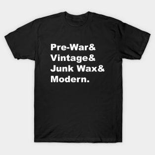 Pre-War & Vintage - White Lettering T-Shirt